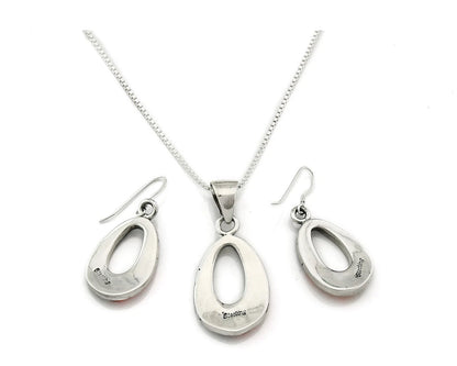 Navajo Necklace Earring Set Sterling Vintage Spiney Oyster Authentic