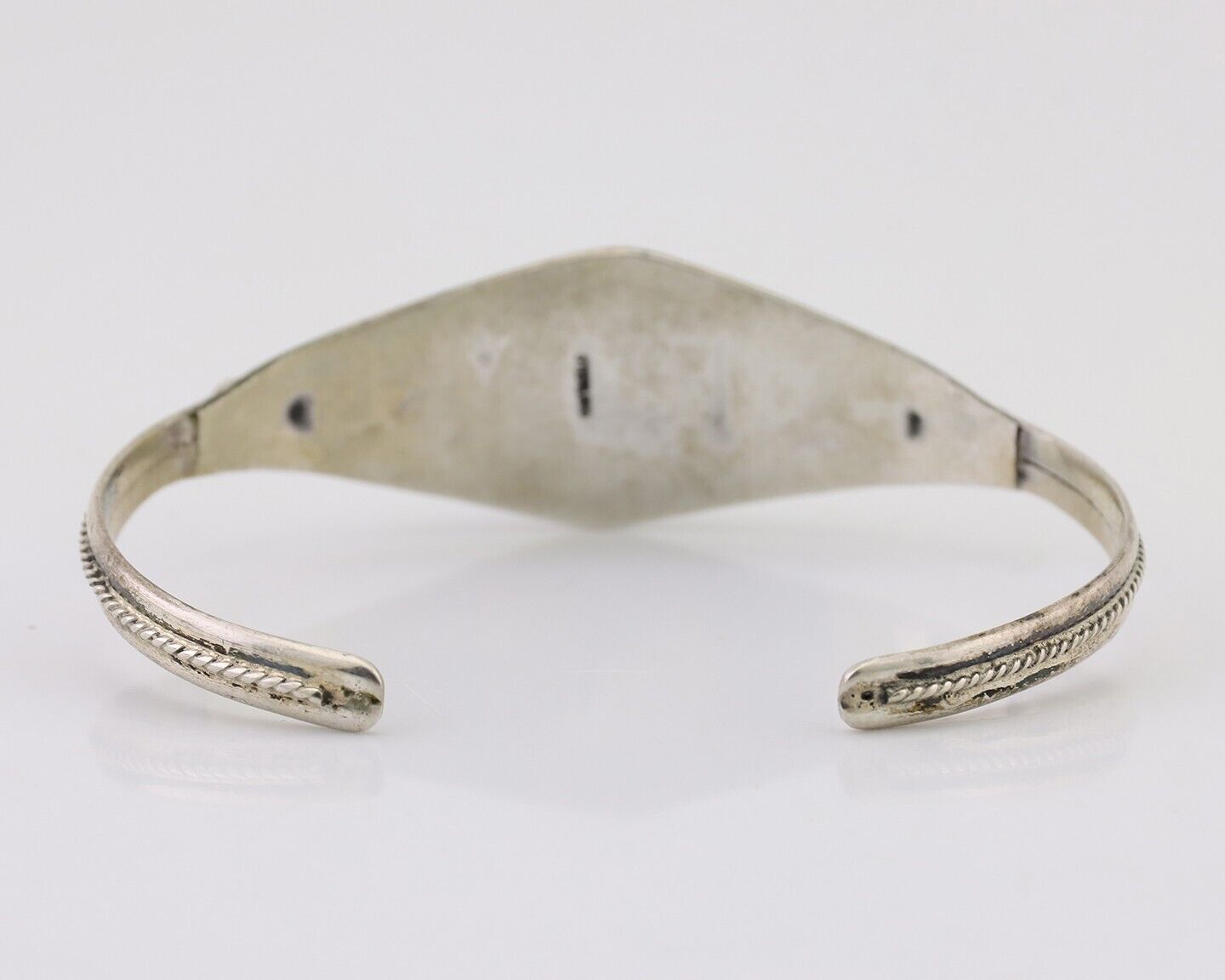 Navajo Handmade Bracelet 925 Silver Arizona Turquoise Native American C.80's