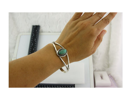Vintage Navajo Bracelet 925 Silver Turquoise Handmade Authentic Native American