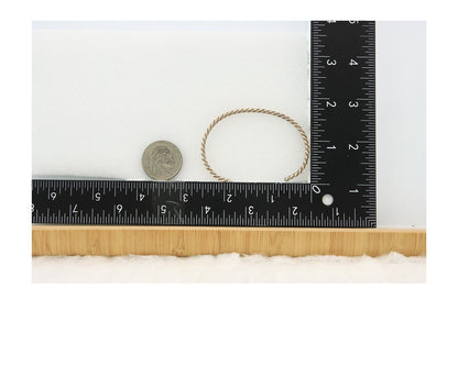 Navajo Twist Cuff Bracelet Sterling Silver Gold Authentic Vintage Native Artist