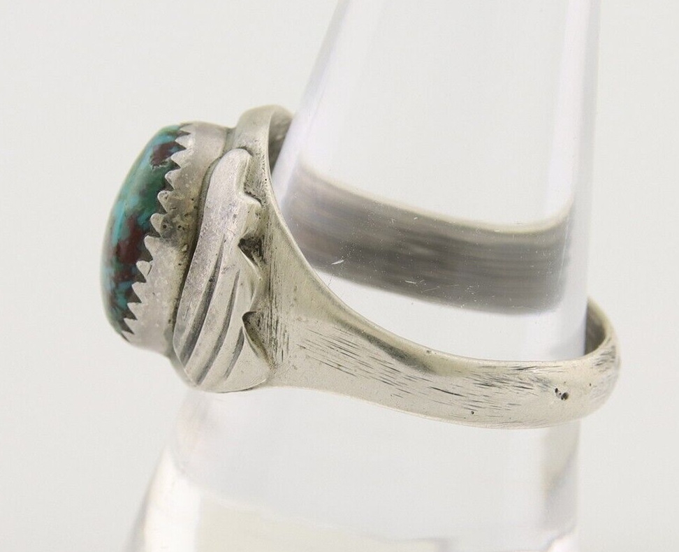 Navajo Ring 925 Silver Turquoise Turpen's Pawn Vault Artist Native C.80's