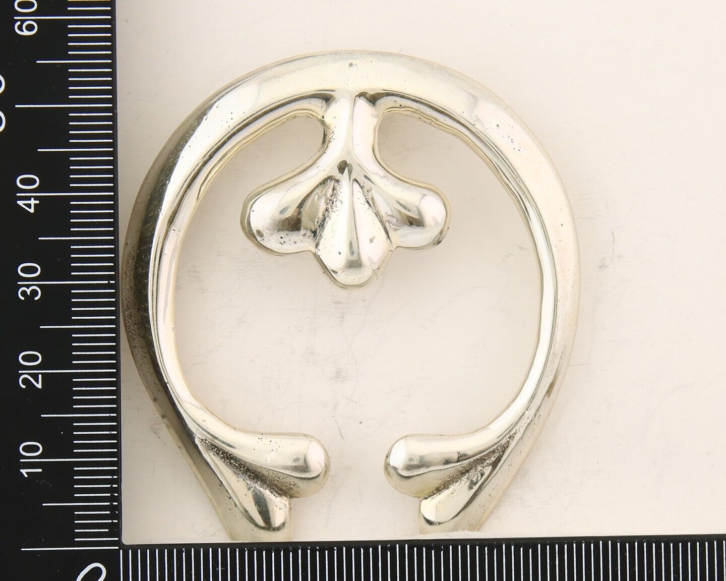 Navajo 925 Silver Naja Sand Cast Handmade Native American Artist C.80's
