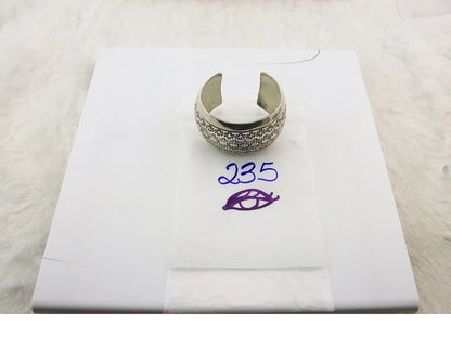 Navajo Cuff Bracelet Sterling Silver Vintage Hand Stamped