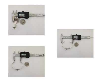 Navajo Hand Stamped Cuff Bracelet Turquoise 925 Silver Native American Artist