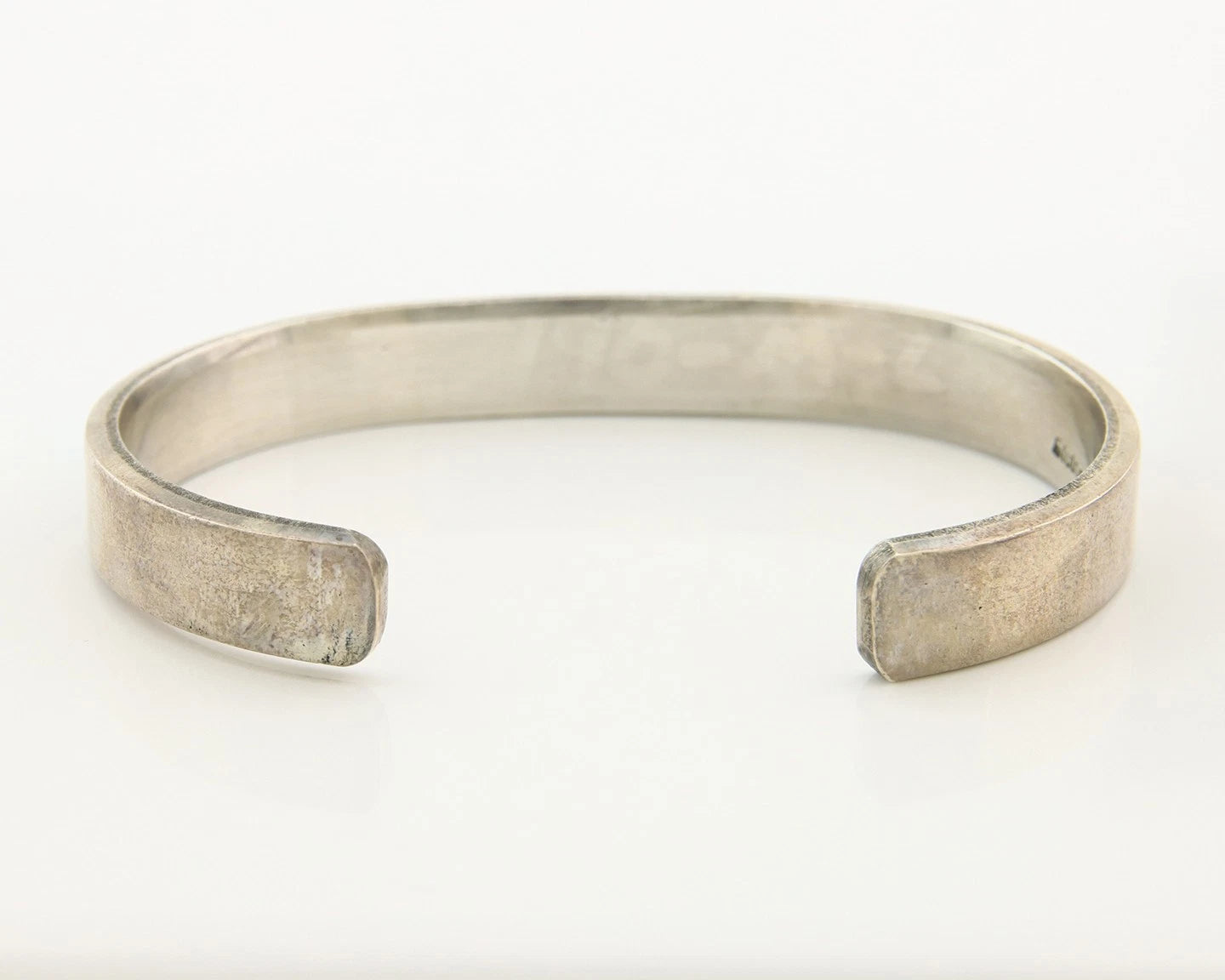 Navajo Cuff Bracelet Sterling Silver Authentic Turquoise Signed Livingston