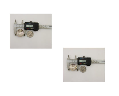 Navajo Earrings 925 Silver Natural Blue Turquoise Native American Artist C.80's