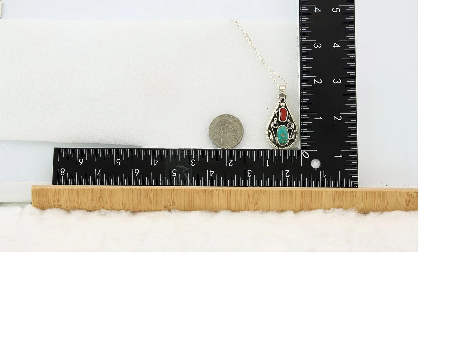 Navajo Necklace Sterling Authentic Gemstone Traditional Signed Teepee
