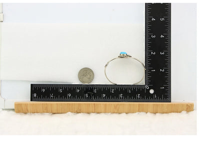 Navajo Cuff Bracelet Sterling Silver Natural Turquoise Native Vintage