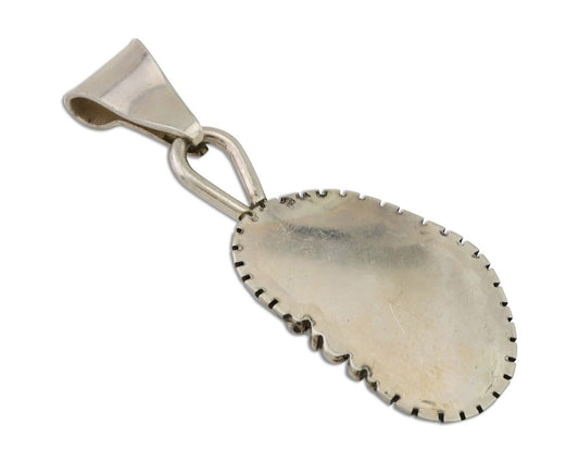 Navajo Necklace Pendant 925 Silver Turquoise Artist Tony Guerro C.80's