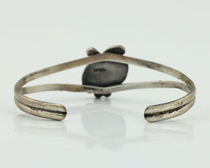 Navajo Slave Bracelet 925 Silver Arizona Turquoise Native American Artist C.80's