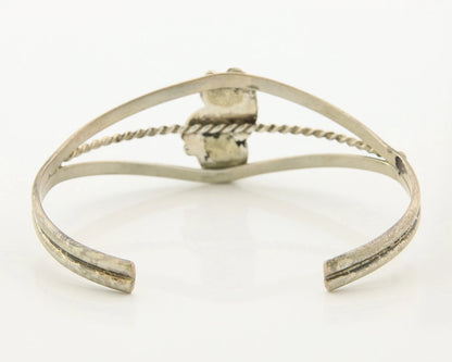 Navajo Cuff Bracelet Sterling Silver Authentic Pink Muscle Native Artist