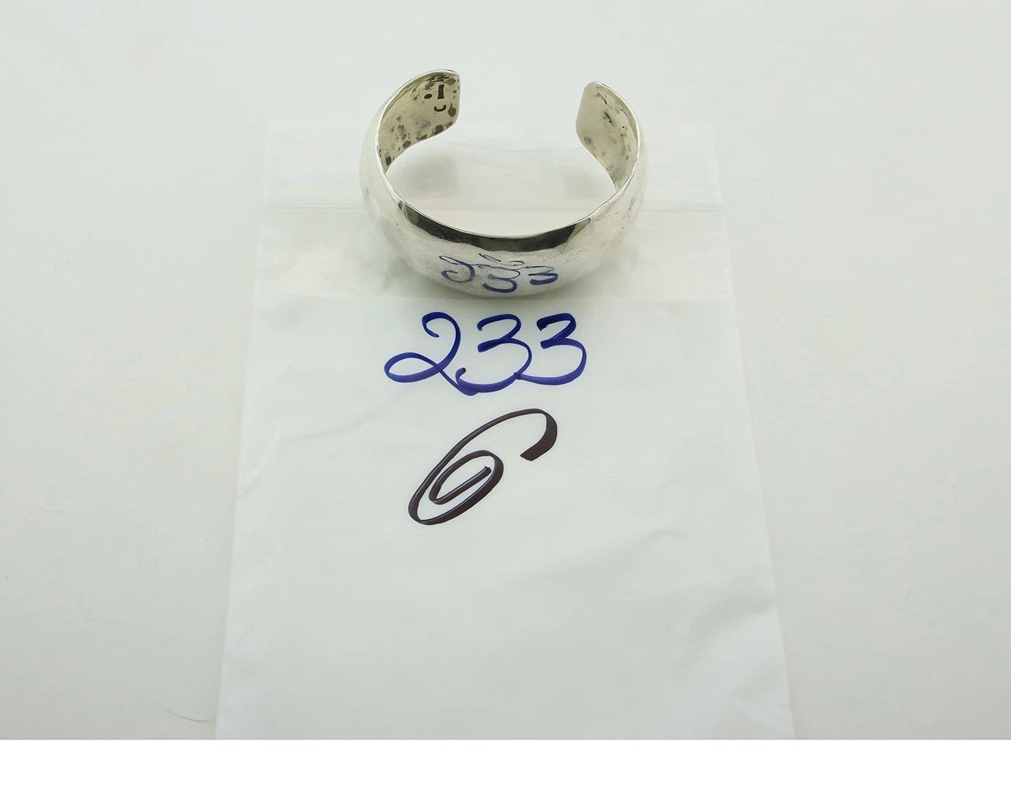 Navajo Cuff Bracelet Sterling Silver Vintage 25mm Handmade Signed C Montoya
