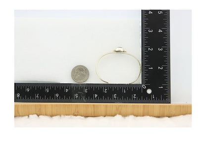 Navajo Cuff Bracelet Sterling Silver Natural Mined MOP Native Artist