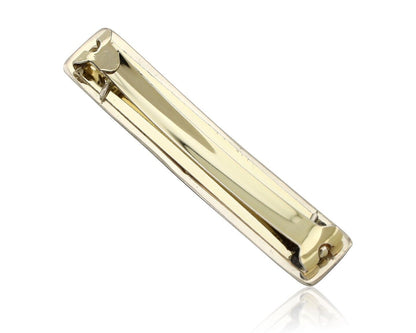 Women's Navajo Hair Clip Hand Stamped 925 Silver Native American Artist C.80's