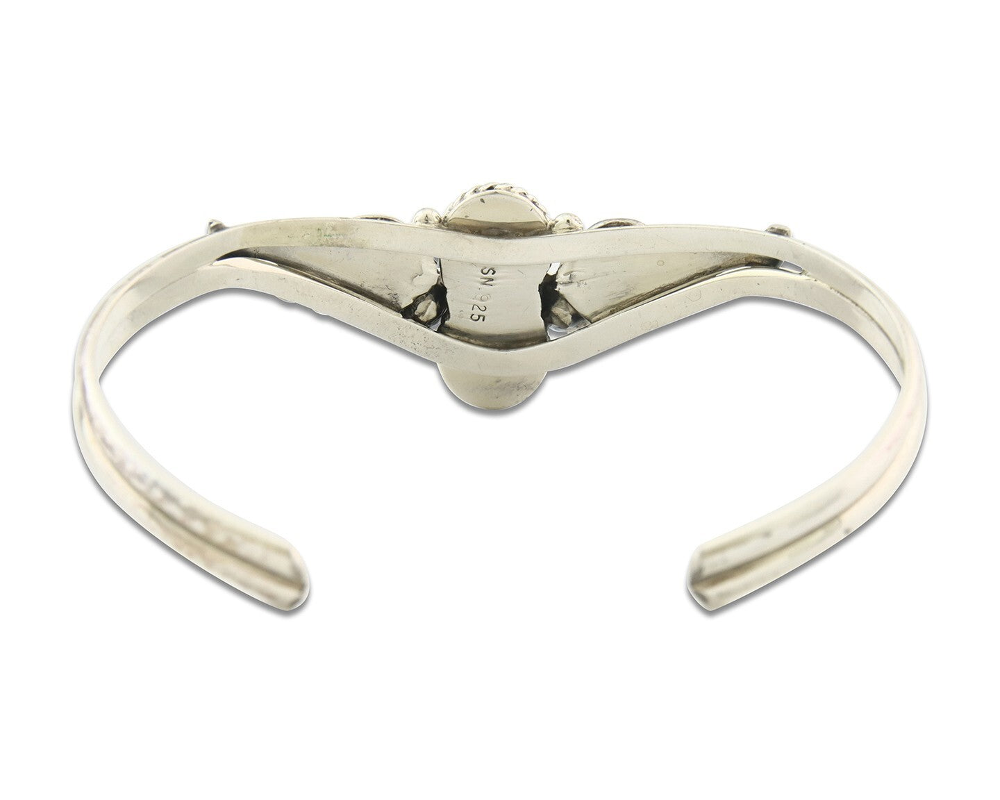 Vintage Navajo Bracelet 925 Silver Turquoise Traditional Handmade Signed SN