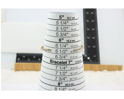 Navajo Twist Bracelet Sterling Silver Gold Authentic Vintage Native Artist 2.7mm