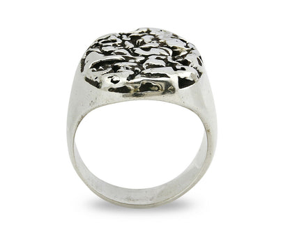 Navajo .925 SOLID Sterling Silver Handmade Nugget Ring