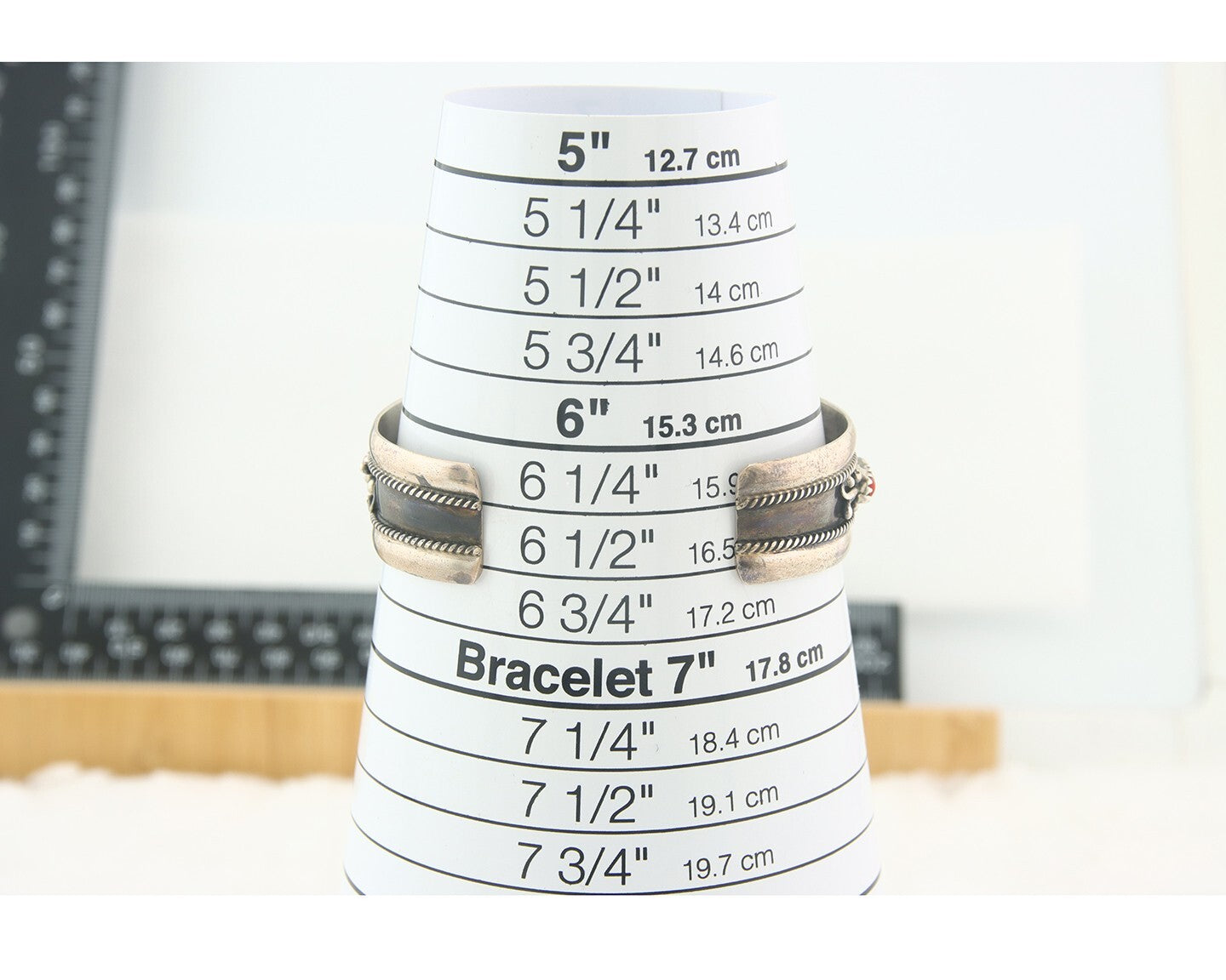 Vintage Navajo Bracelet 925 Silver Handmade Authentic Gemstone Traditional LL