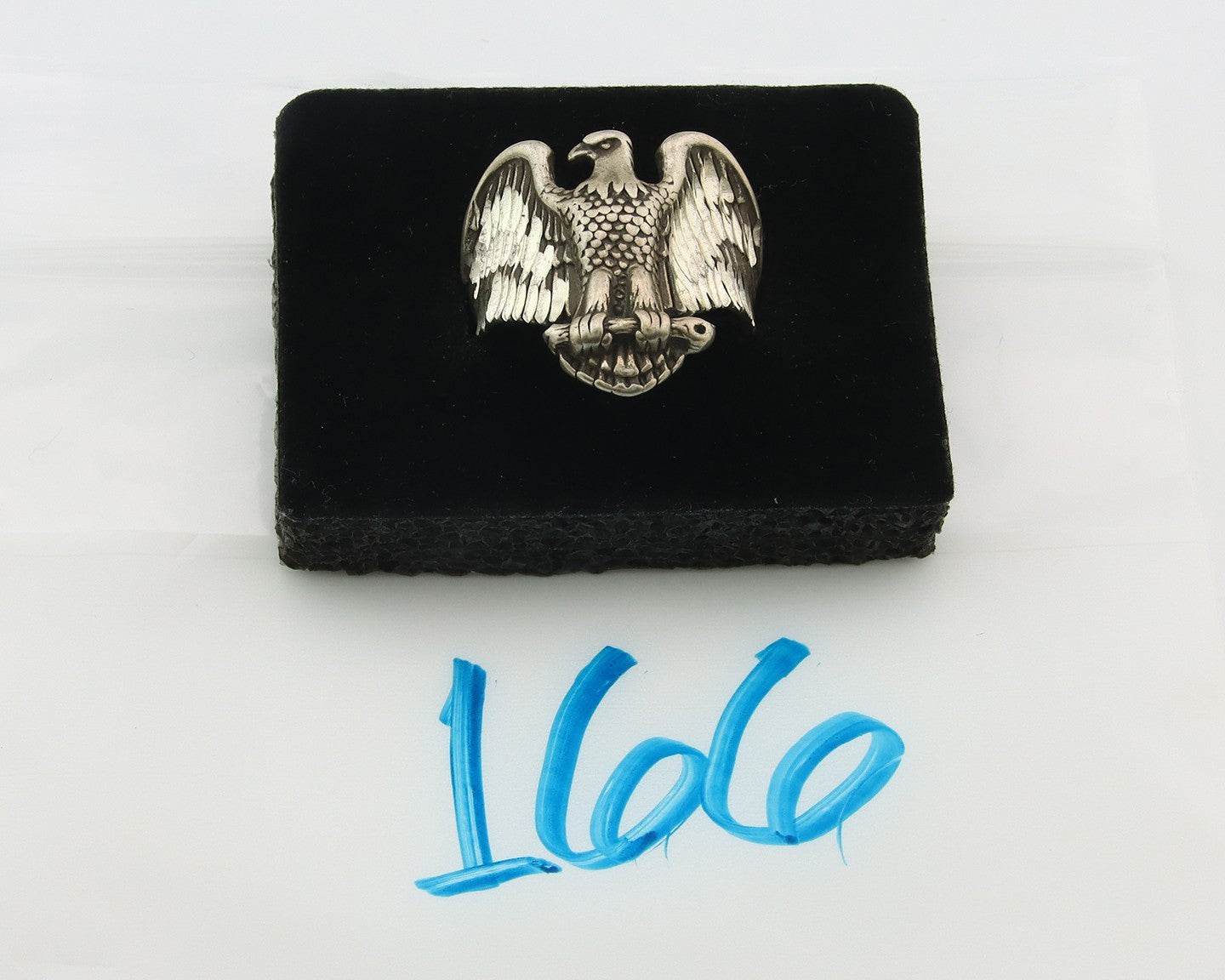 Navajo Eagle Ring Sterling Silver Traditional Authentic Size 10.0