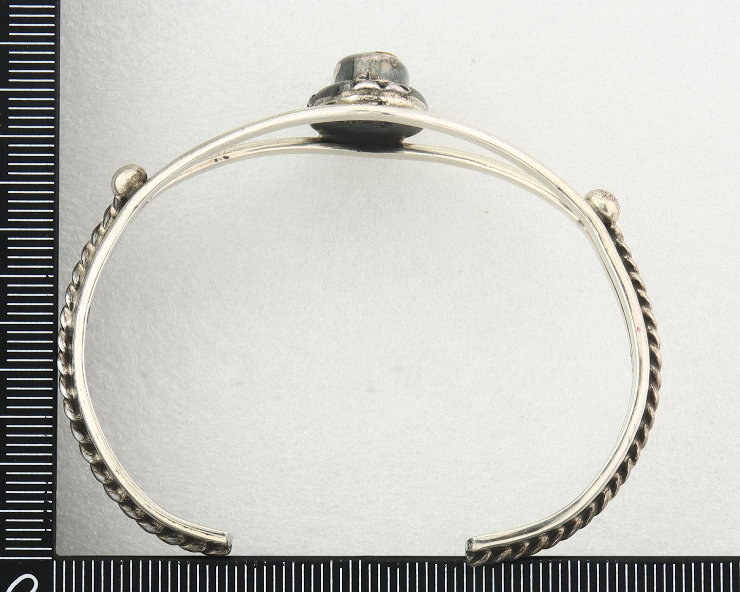 Vintage Navajo Bracelet 925 Silver Turquoise Tranditional Handmade Signed Gecko