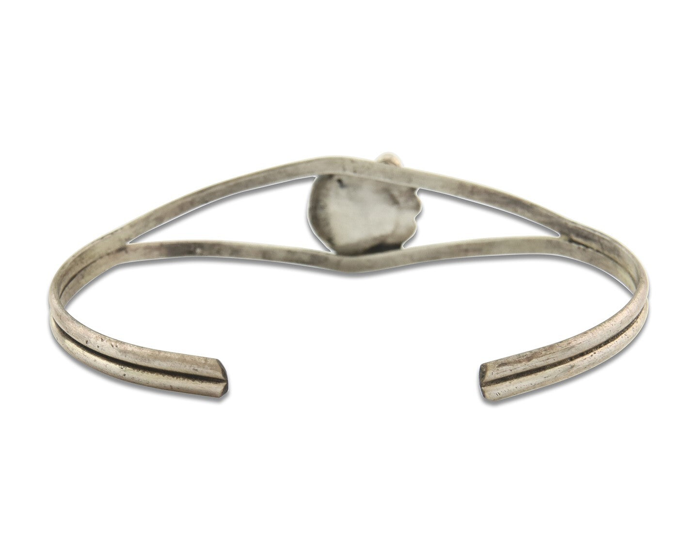 Vintage Navajo Bracelet 925 Silver Blue Turquoise Handmade Signed P