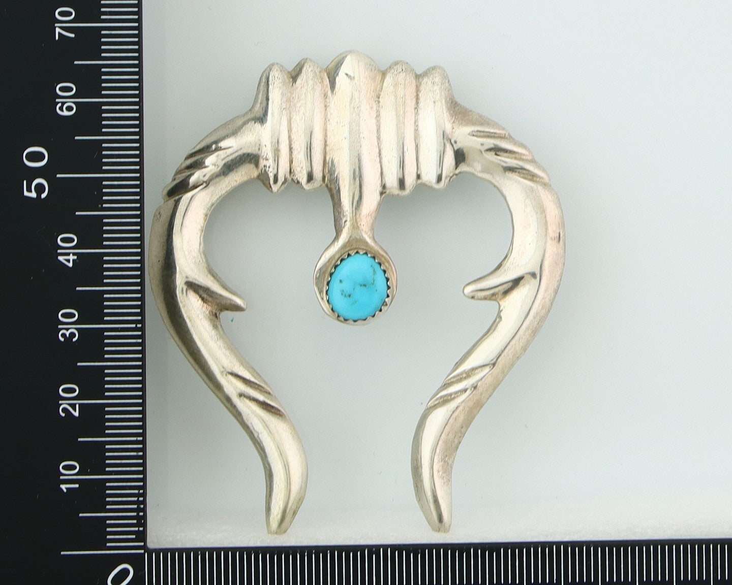 Navajo Sterling Silver Pendant Handmade Authentic Vintage C.80's