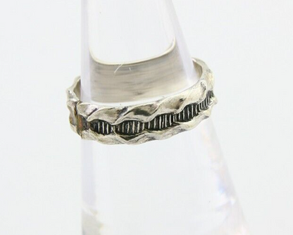 Navajo Handmade Ring 925 Silver Native American Size 4.5 C.80's