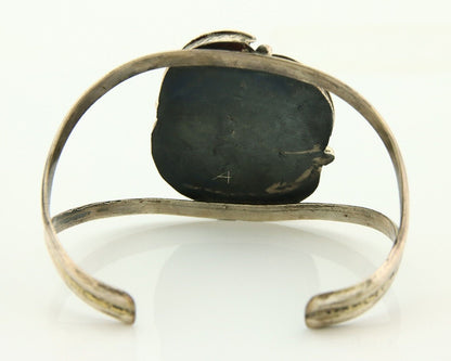 Vintage Navajo Bracelet 925 Silver Natural Aqua Turquoise Native American Artist