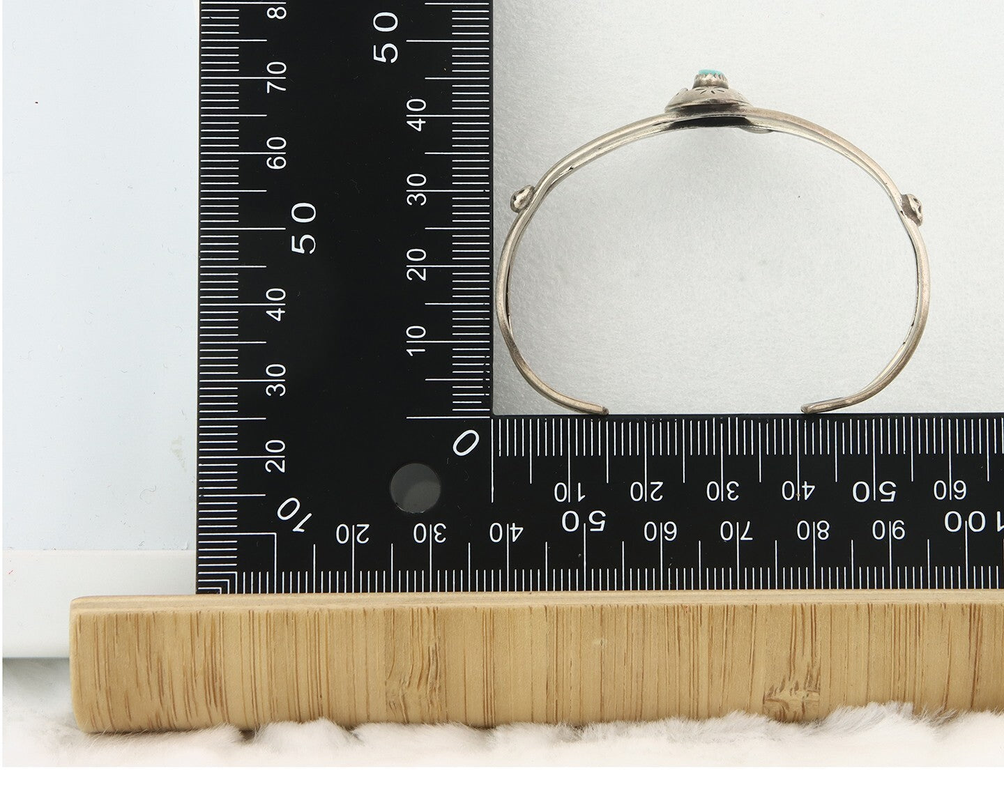 Vintage Navajo Bracelet 925 Silver Blue Turquoise Handmade