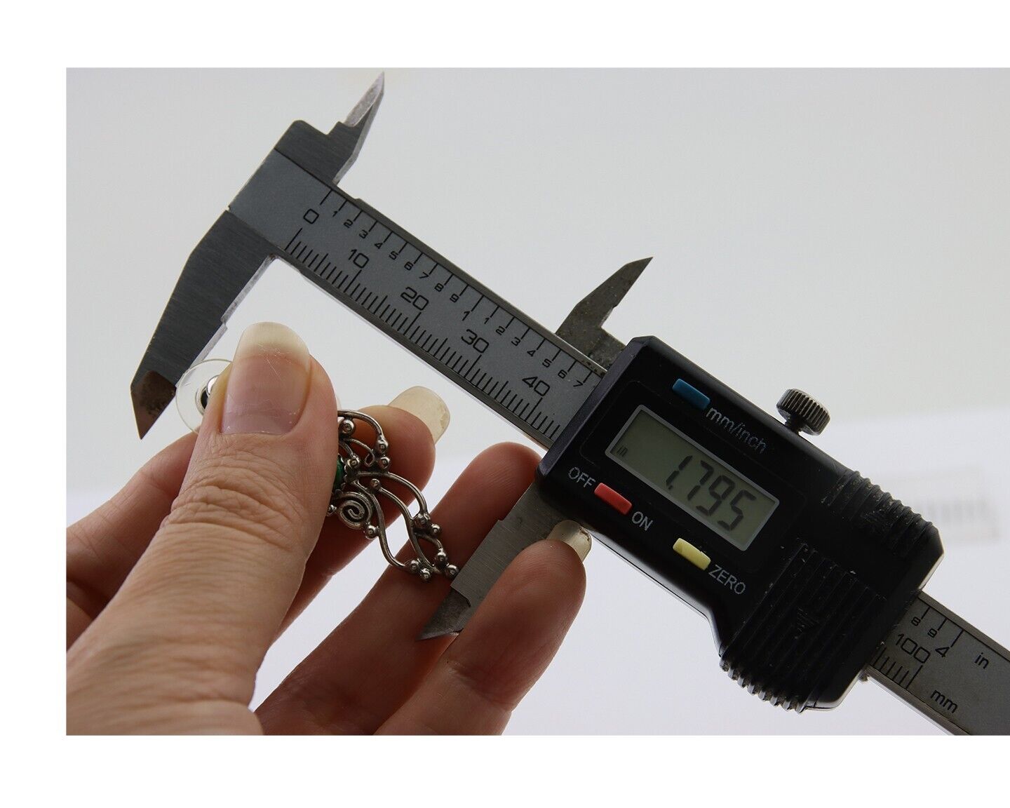 Navajo Shield Earrings 925 Silver Natural Turquoise Native American Artist C80s