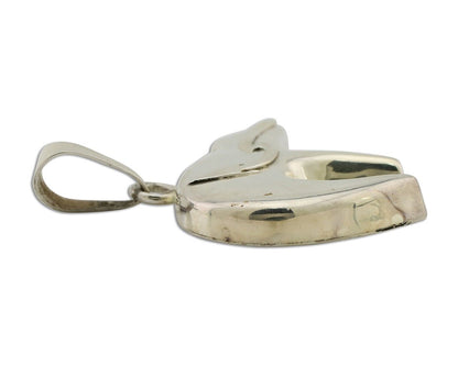 Navajo Spirit Bear Pendant 925 Sterling Silver Native Artist C.80's