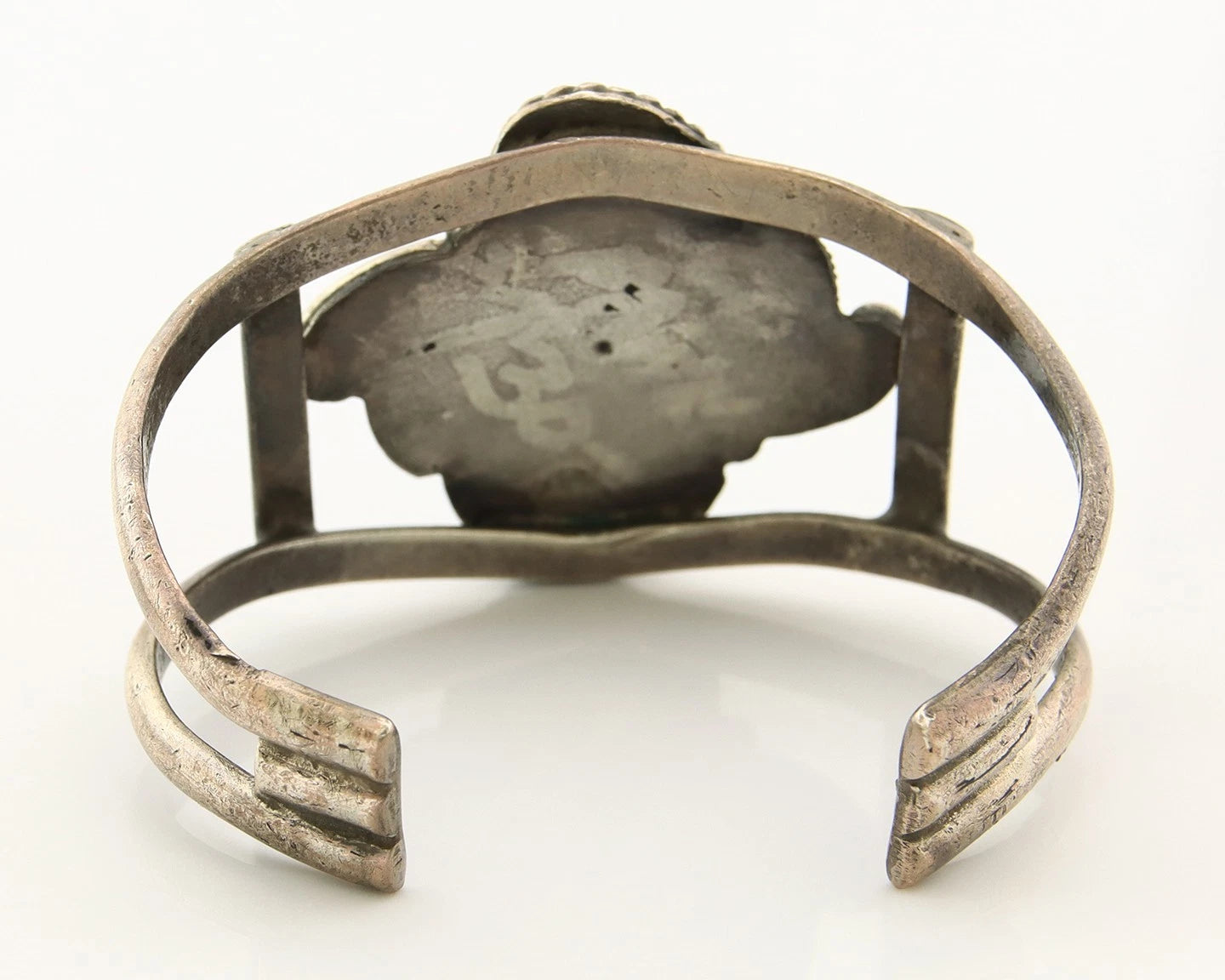 Navajo Cuff Bracelet Sterling Silver Natural Turquoise Native Vintage