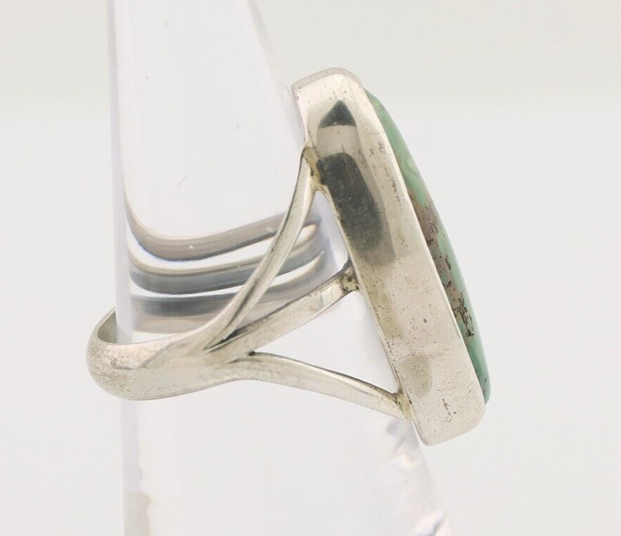 Navajo Ring 925 Silver Royston Turquoise Native American Artist C.80's