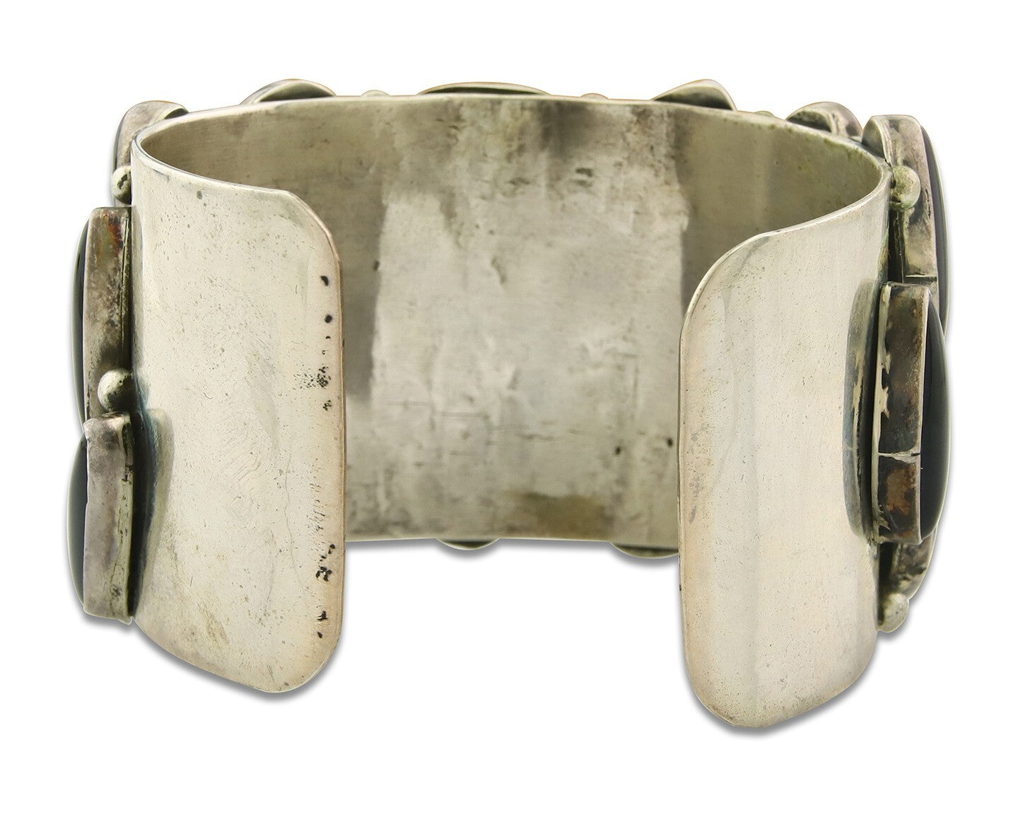 Vintage Navajo Bracelet 925 Silver Onyx Traditional Handmade Native American