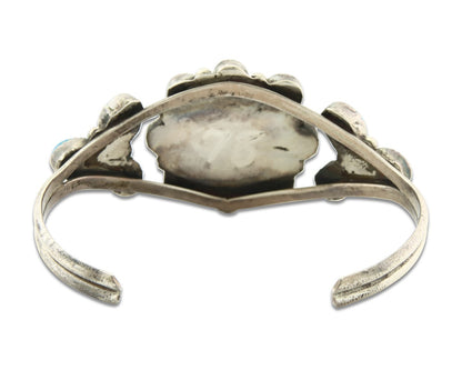 Vintage Navajo Bracelet 925 Silver Blue Turquoise Handmade