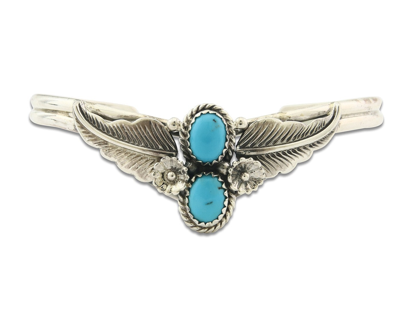 Vintage Navajo Bracelet 925 Silver Turquoise Traditional Handmade Signed SN