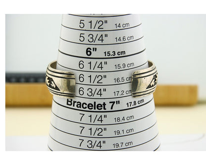 Navajo Bracelet 925 Silver Handmade Cuff Artist Signed Tommy Singer C.80's