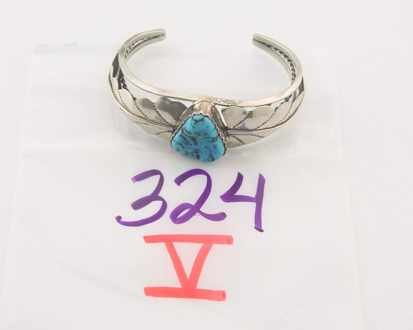 Vintage Navajo Bracelet 925 Silver Turquoise Traditional Handmade Authentic