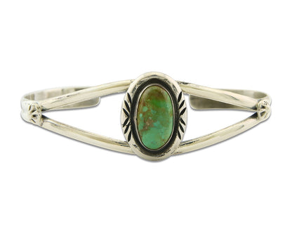 Vintage Navajo Bracelet 925 Silver Turquoise Traditional Handmade Authentic
