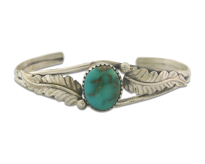 Vintage Navajo Bracelet 925 Silver Turquoise Traditional Handmade Authentic
