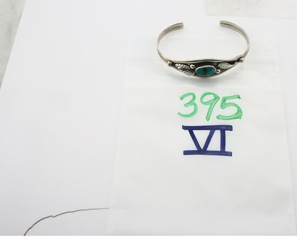 Vintage Navajo Bracelet 925 Silver Turquoise Handmade Signed GC 01 (The Turtle)