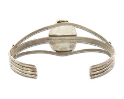 Vintage Navajo Bracelet 925 Silver Blue Turquoise Handmade