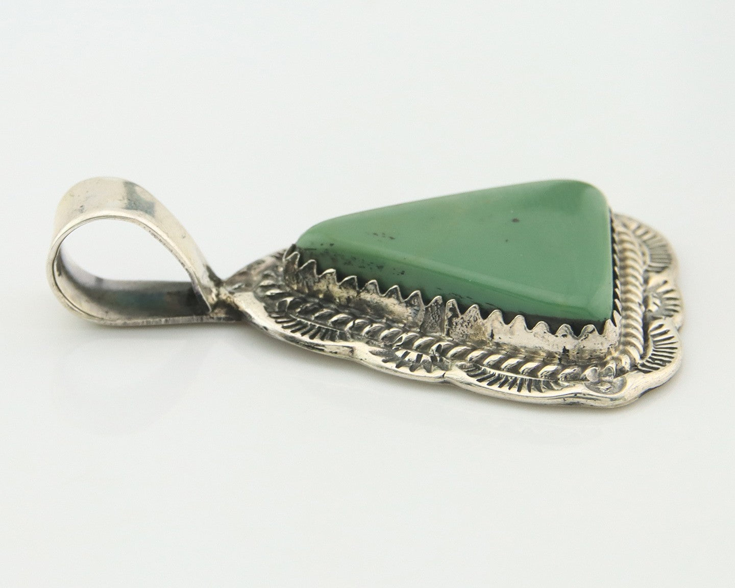 Navajo Pendant Sterling Silver Turquoise Vintage Authentic Native American