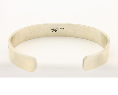 Hopi Bracelet 925 Silver Handmade Signed Darren Seweyestewa C.80's