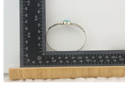 Vintage Navajo Bracelet 925 Silver Turquoise Traditional Handmade Authentic