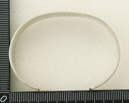 Navajo Bracelet 925 Silver Artist Signed Thomas Singer Cuff Made in the 1980's