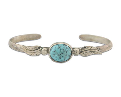 Vintage Navajo Bracelet 925 Silver Turquoise Traditional Handmade Authentic