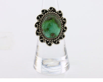 Navajo Handmade Ring 925 Silver Royston Turquoise Size 6.0 C.80's