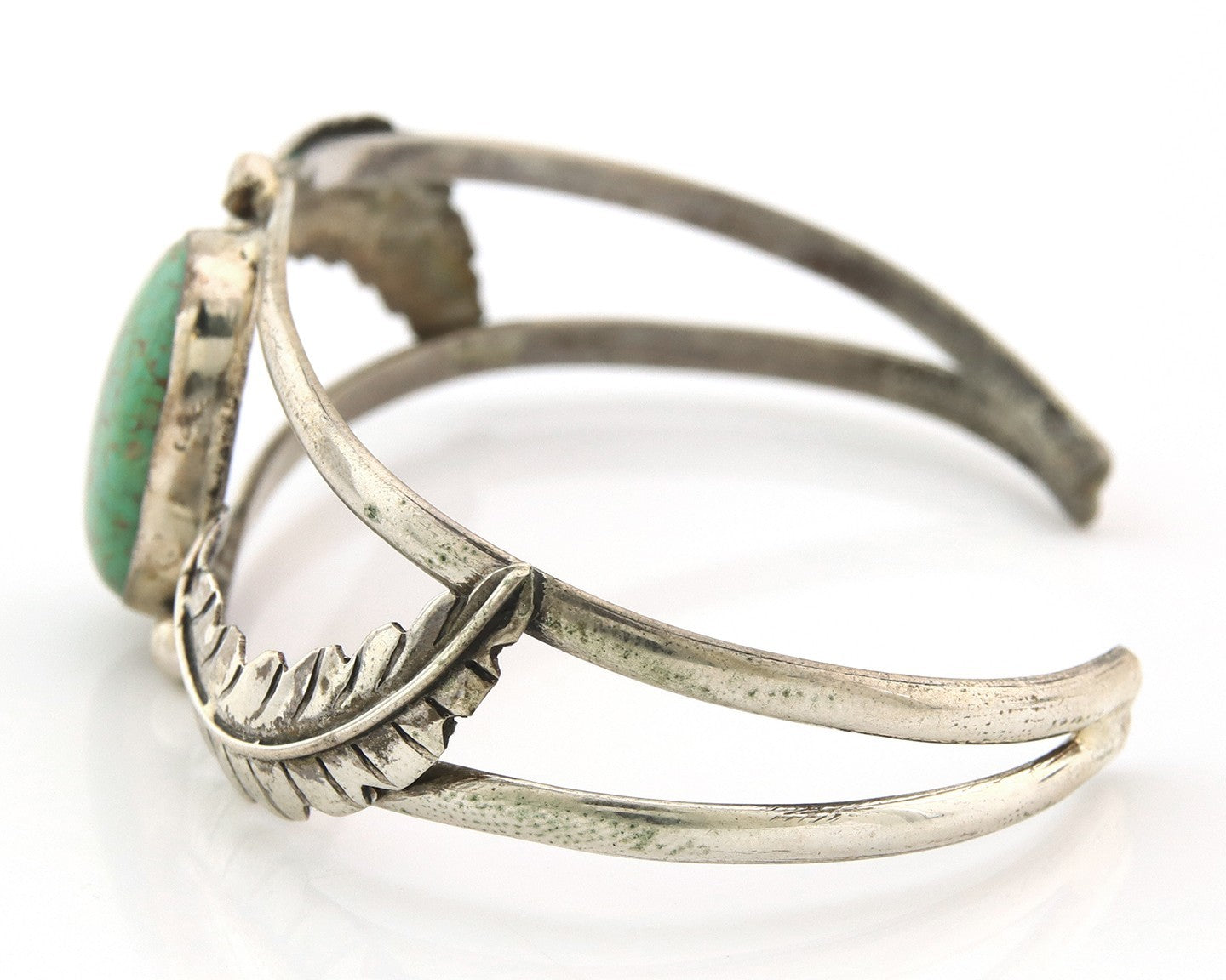 Navajo Bracelet Sterling Silver Turquoise Native American Artist Handmade