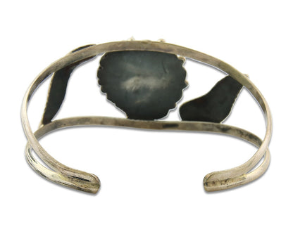 Vintage Navajo Bracelet 925 Silver Turquoise Traditional Handmade Authentic